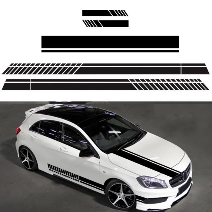 5PCS Flower Car Sticker, Waterproof Removable Vehicle Decoration, Scratch Cover, White