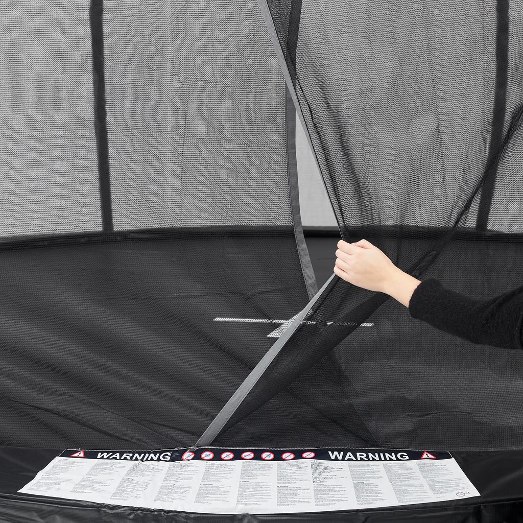 FALK FALK Ø396 ugradna trampolina s mrežom, crna