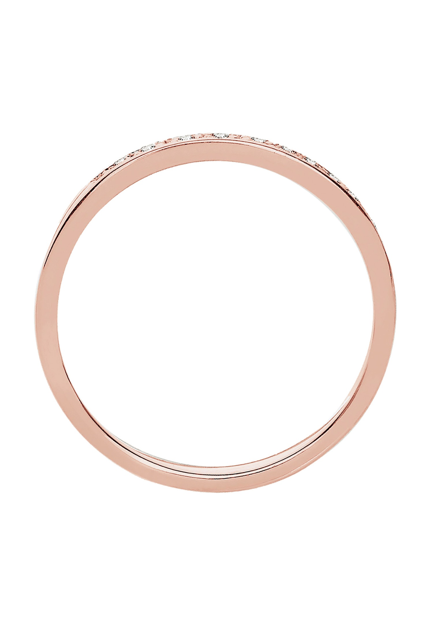Elli DIAMONDS Femme Classique Précieux avec Diamant (0,04 ct.) en Argent Sterling 925