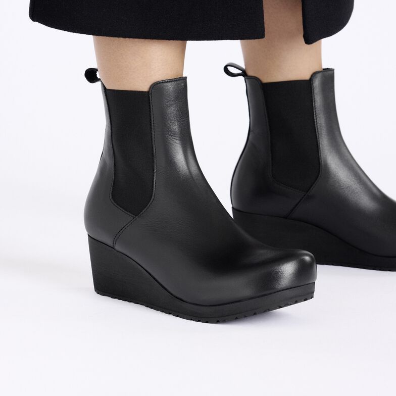 Ebba Slip On Pelle naturale - Black/Black Black/Black