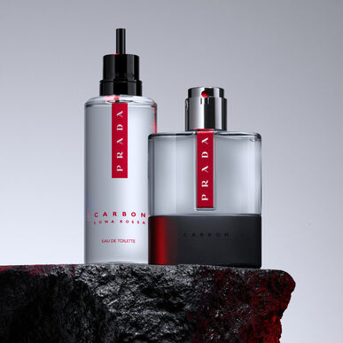Prada Luna Rossa Carbon Eau de Toilette Refill, Herreparfyme Refill, 150 ml