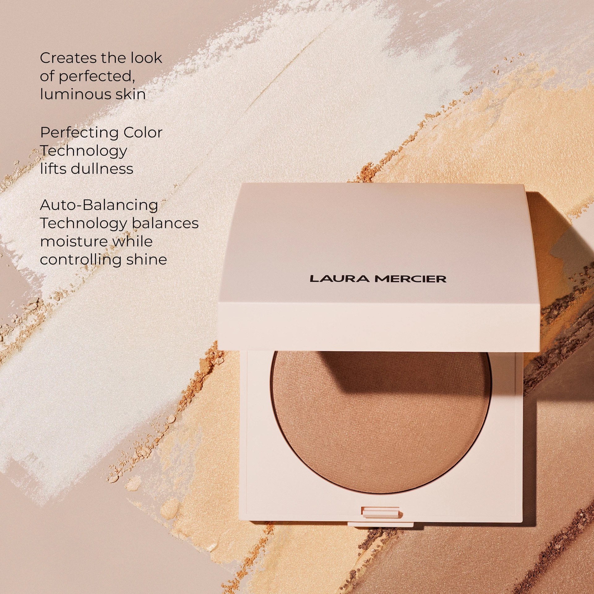 Tikra nepriekaištinga, šviesą perteikianti presuota pudra „Permatoma“ – Laura Mercier