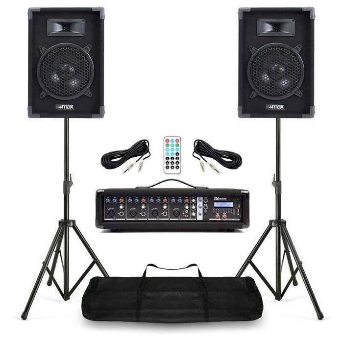 MAX Music / Power Dynamics / Vonyx Sound System Package - 2 x 8