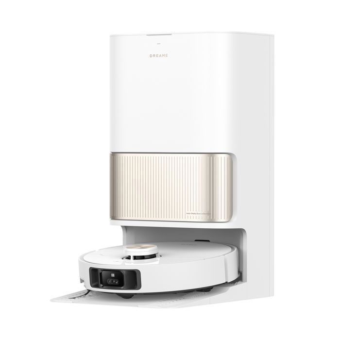 Robot aspirapolvere e lavapavimenti Dreame L40 Ultra White - Potenza di aspirazione 11.000 Pa - Spazzola laterale estensibile e sollevabile - MopExtend