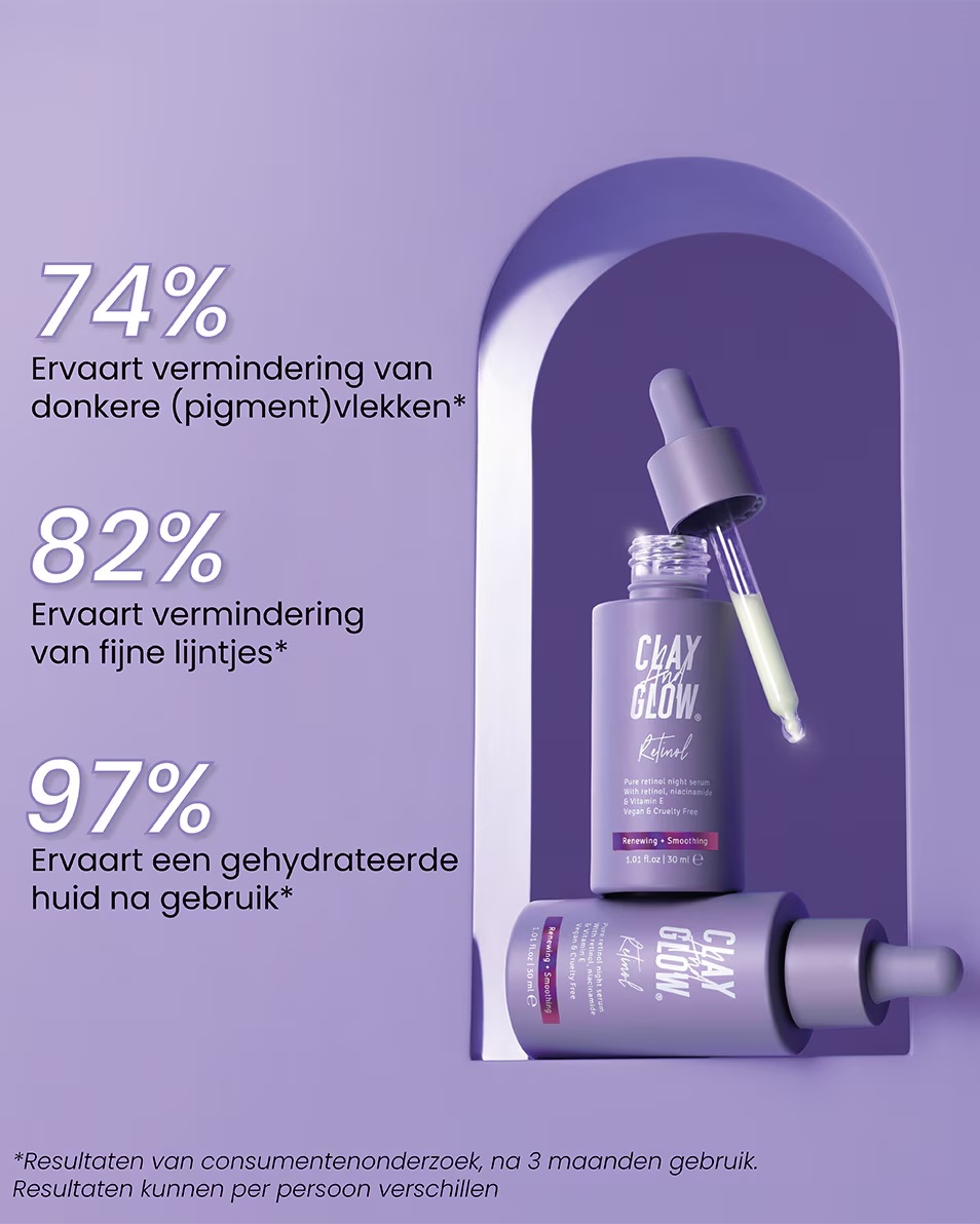 CLAY AND GLOW Retinol noćni serum Serum protiv starenja