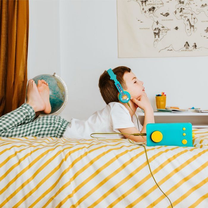 Cuffie - LUNII - Octave - Verdi - Compatibili con My Story Factory - Per bambini dai 3 agli 8 anni