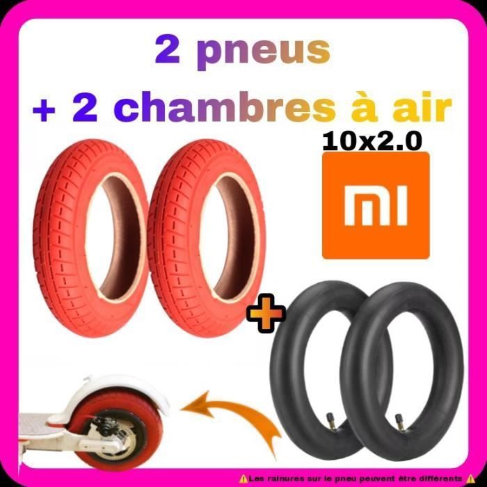 Pneumatici da 10 pollici per monopattino elettrico Xiaomi Mi M365 CON camere d'aria [Kit di sollevamento INCLUSO]