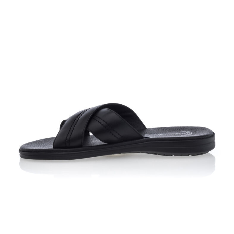  Svarta sandaler / skor med öppen tå för män