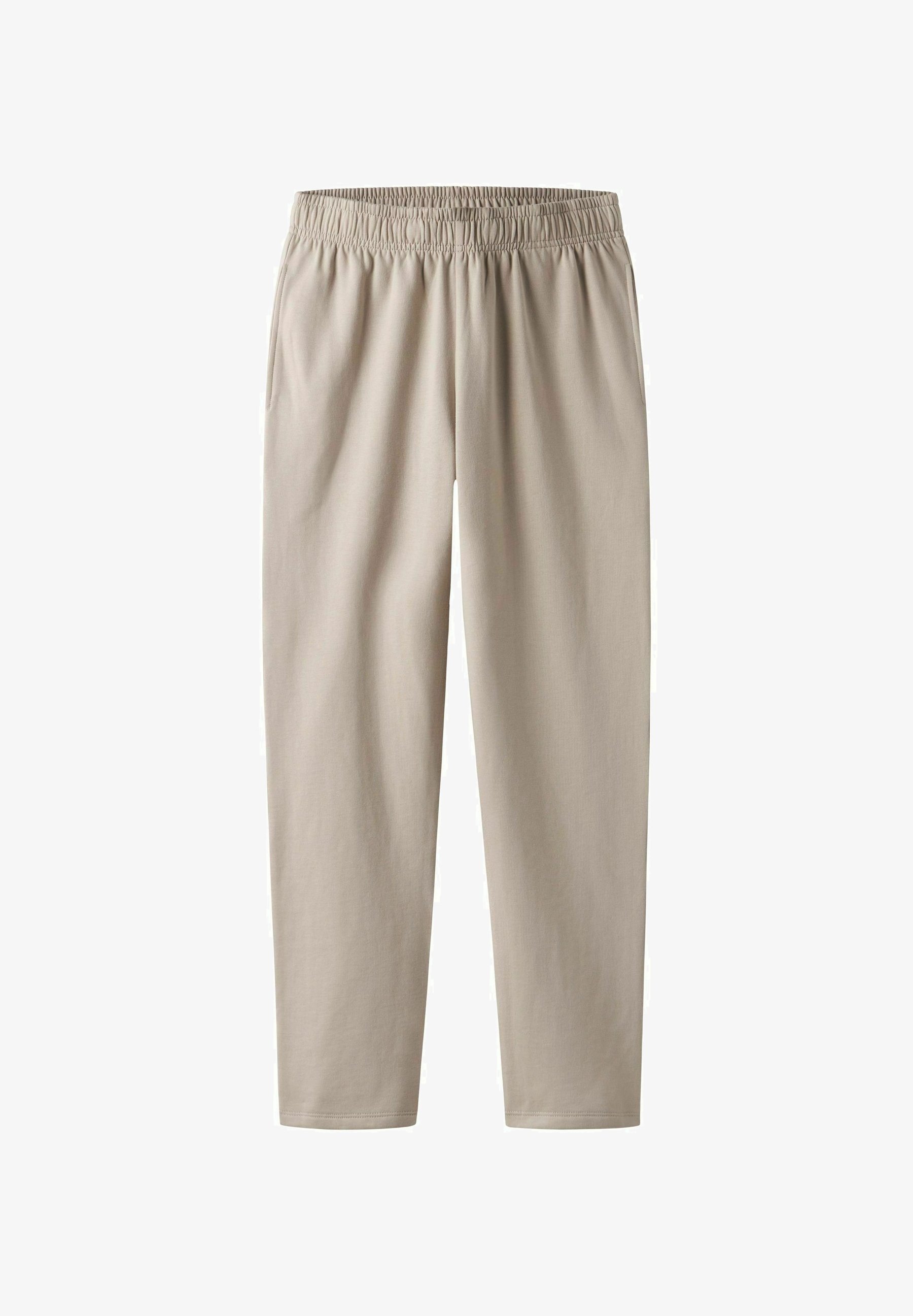 TWO SOON GLATTE - Spodnie dresowe - oxford tan