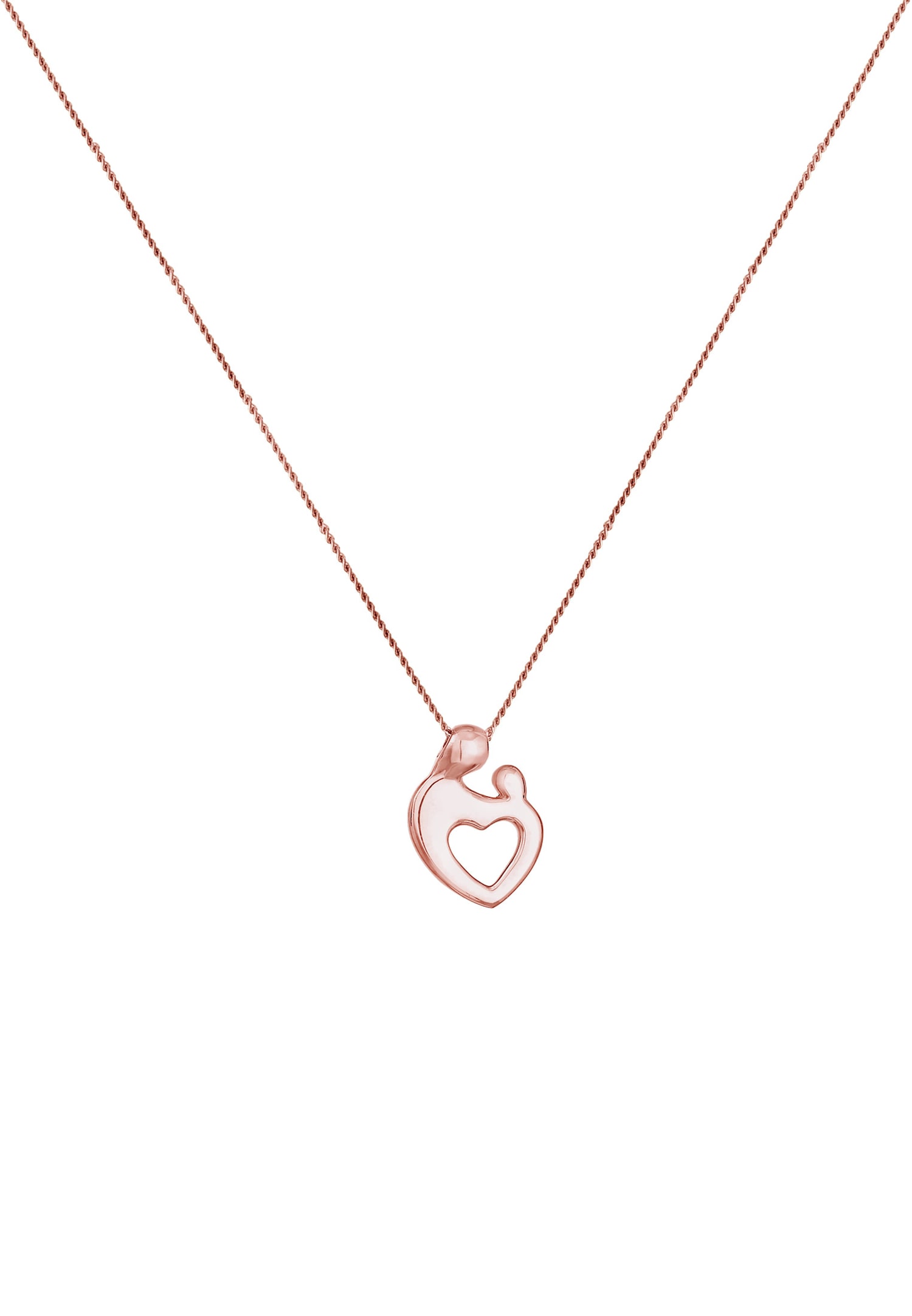 Elli Femmes Mère Enfant Cœur Connexion en Argent Sterling 925