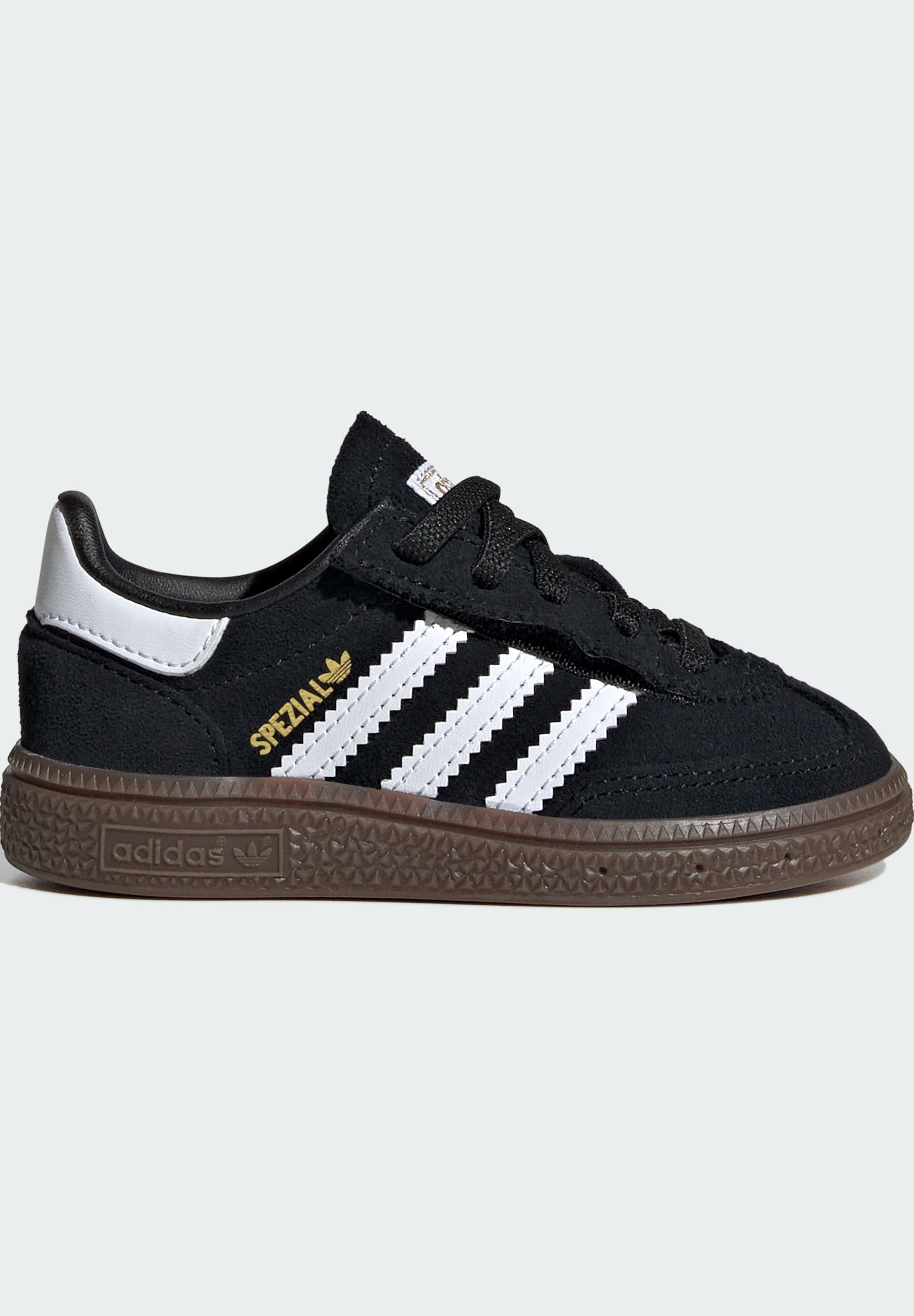 adidas Originals HANDBALL SPEZIAL UNISEXE - Chaussures bébé - noir et blanc gomme