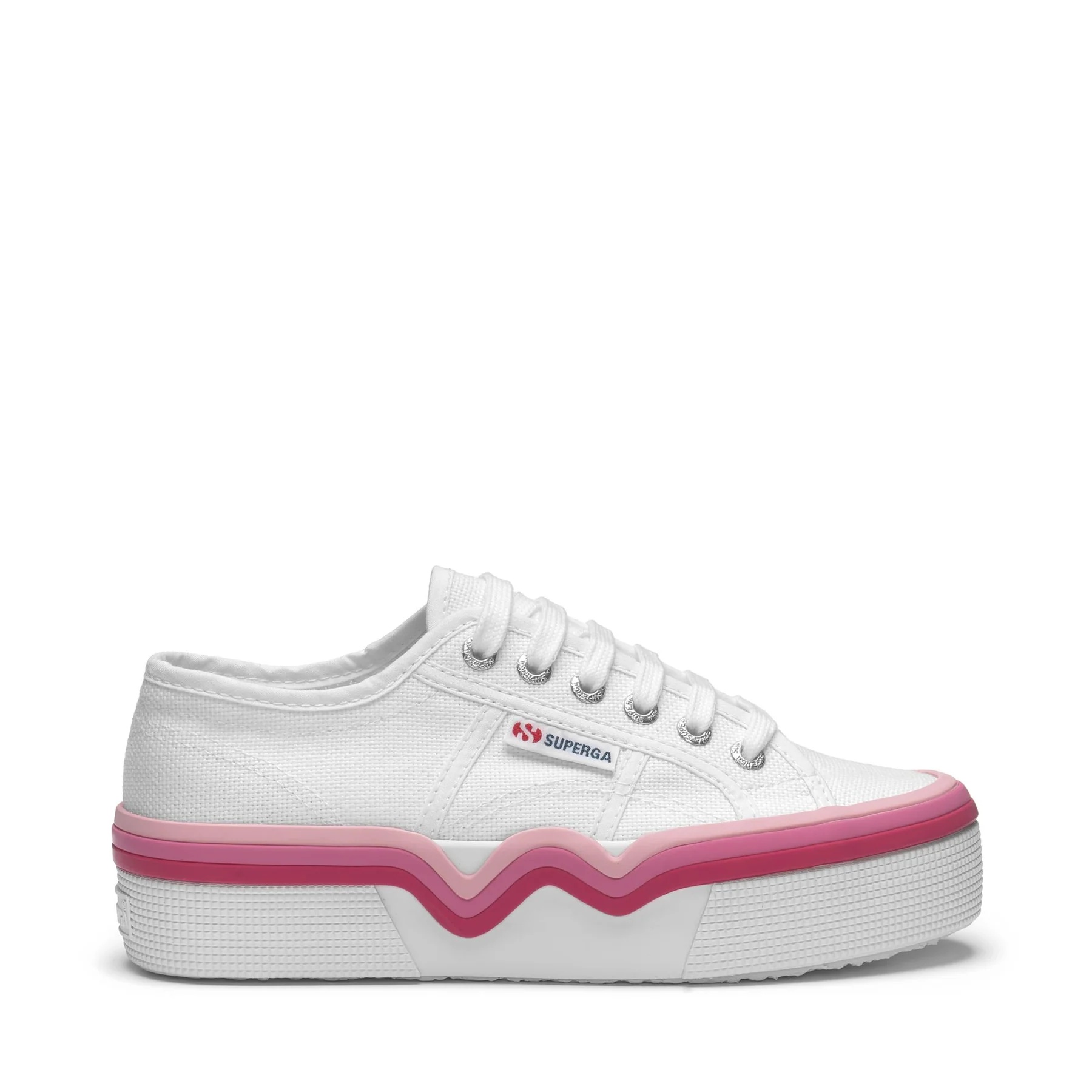2740 LIQUIFY STRIPES-WHITE-SHADED PINK