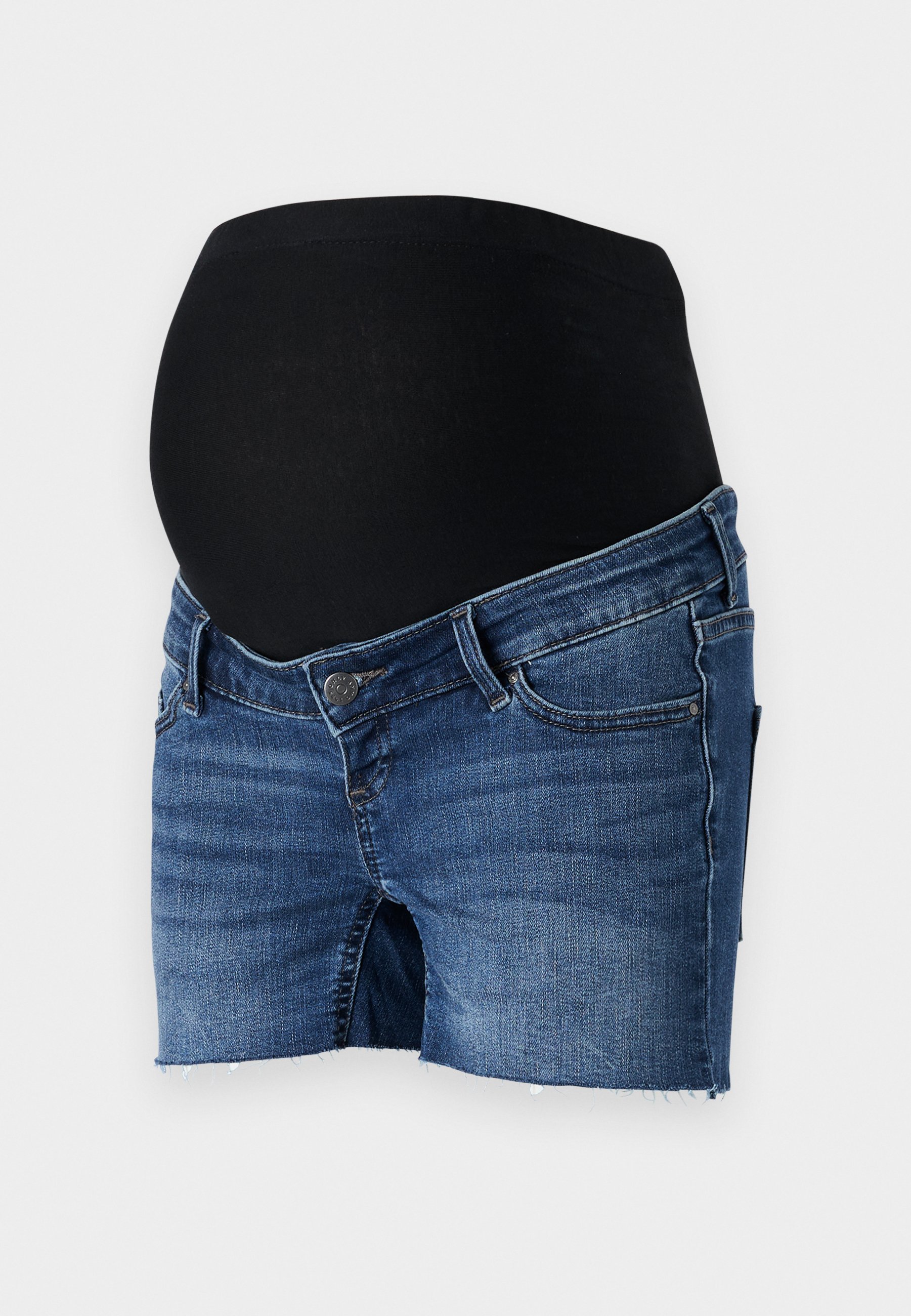 SHORTS ONLY MATERNITY OLMBLUSH - Pantaloncini in denim - denim blu scuro