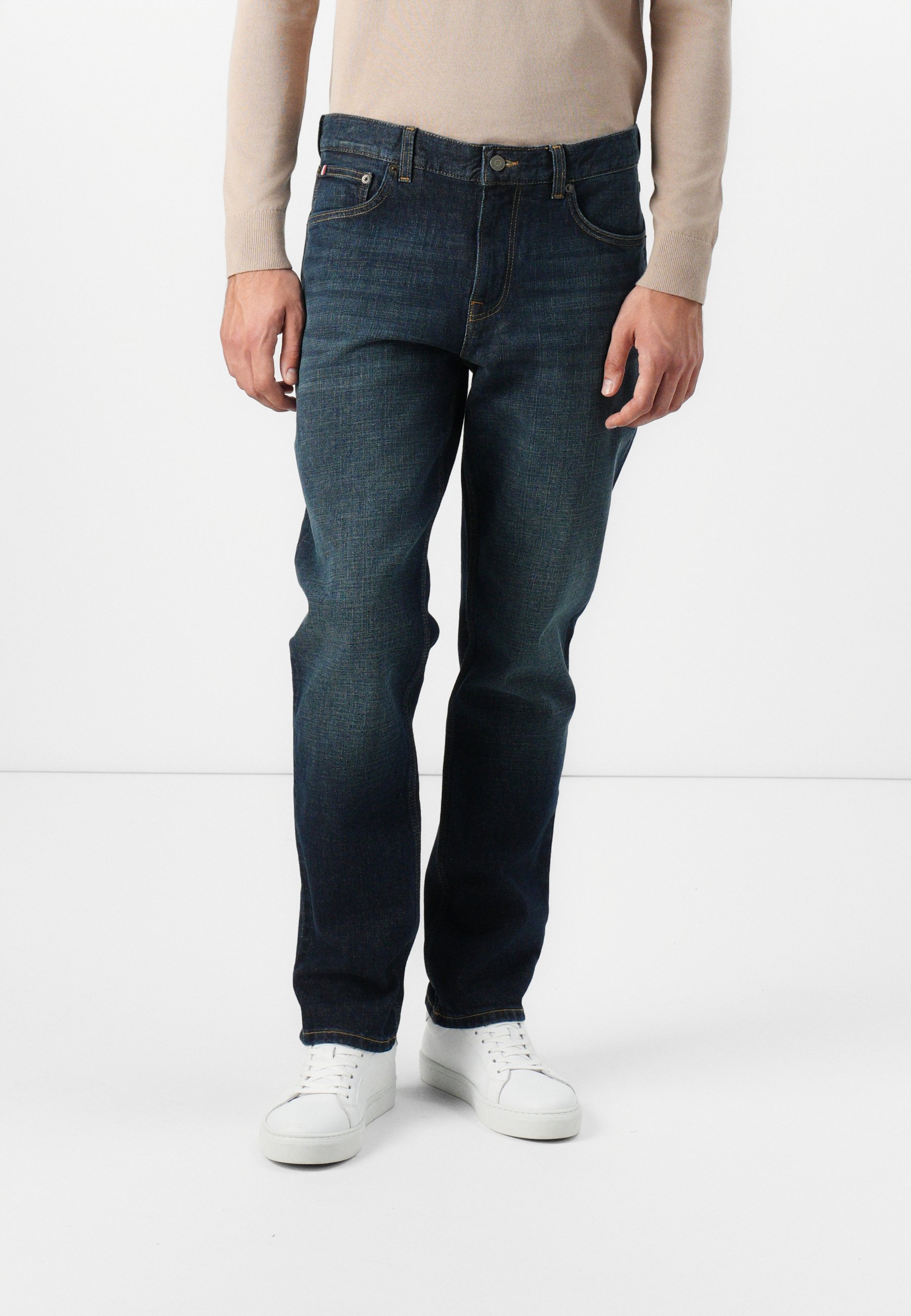 Tommy Hilfiger STRAIGHT DENTON - Jean droit - bleu foncé