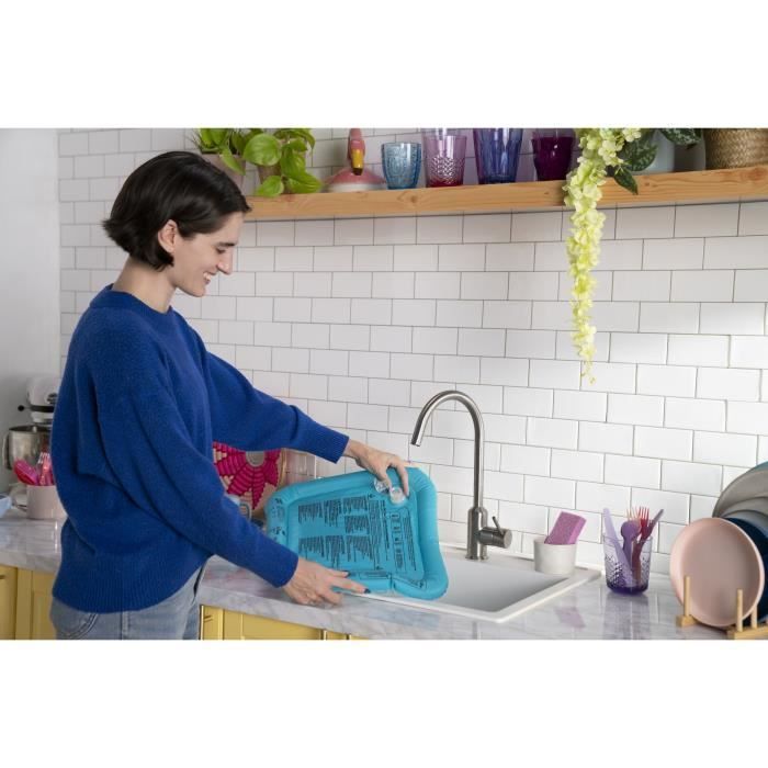 DISNEY BABY - STITCH - Baby Water Mat, Sensory and Developmental Toy, Inflatable, Easy to Clean, Foldable, From Birth