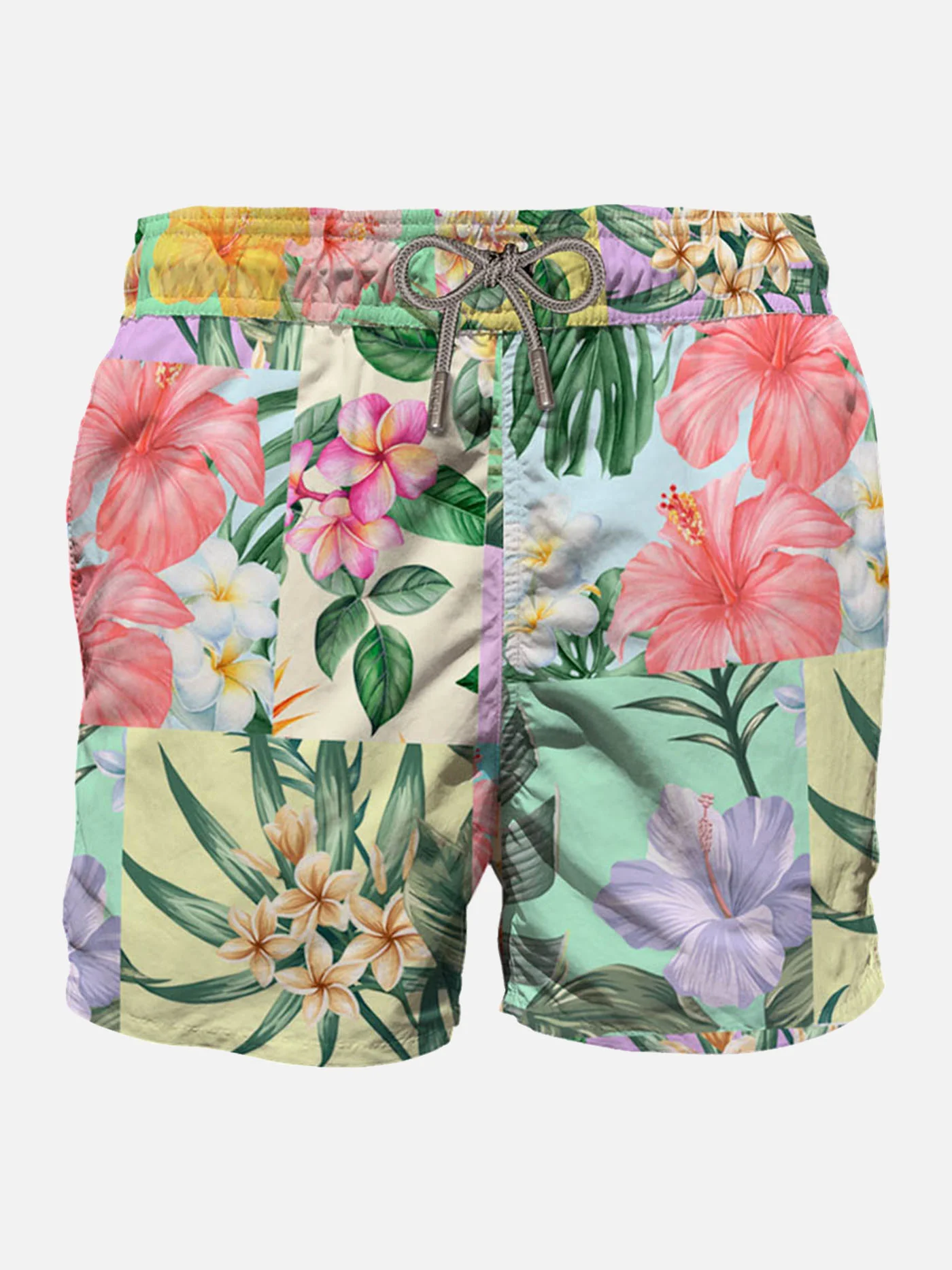 Patchflower badpak met middellange pijpen