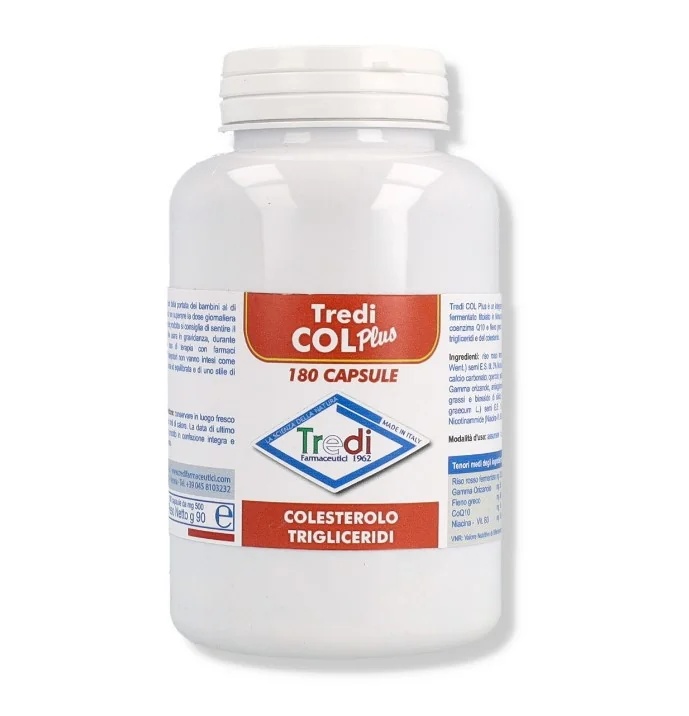 Tredi Col Plus 180 capsules Contrôle du cholestérol et santé cardiovasculaire