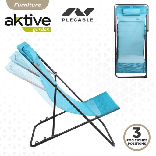 Hamac pliable multipositions Aktive avec coussin