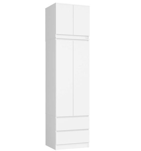 Szafa Z Nadstawką S60 2D 2Sz Clp Pk Biały