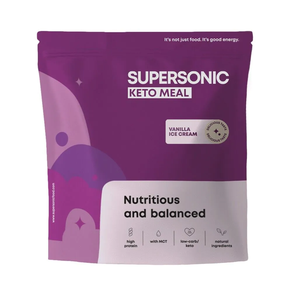 Supersonic Keto Meal posiłek o smaku lodów waniliowych 800 g
