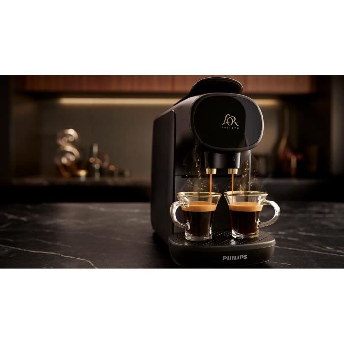 Macchina da caffè a doppia capsula Philips L'Or Barista Sublime - LM9012/65 - Nera + 50 capsule incluse