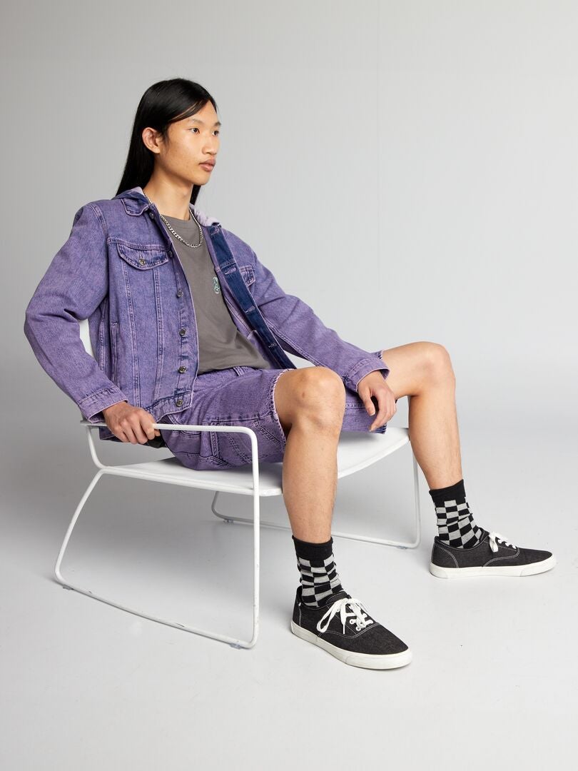 Oversized 'Naruto'-t-shirt - GRIJS