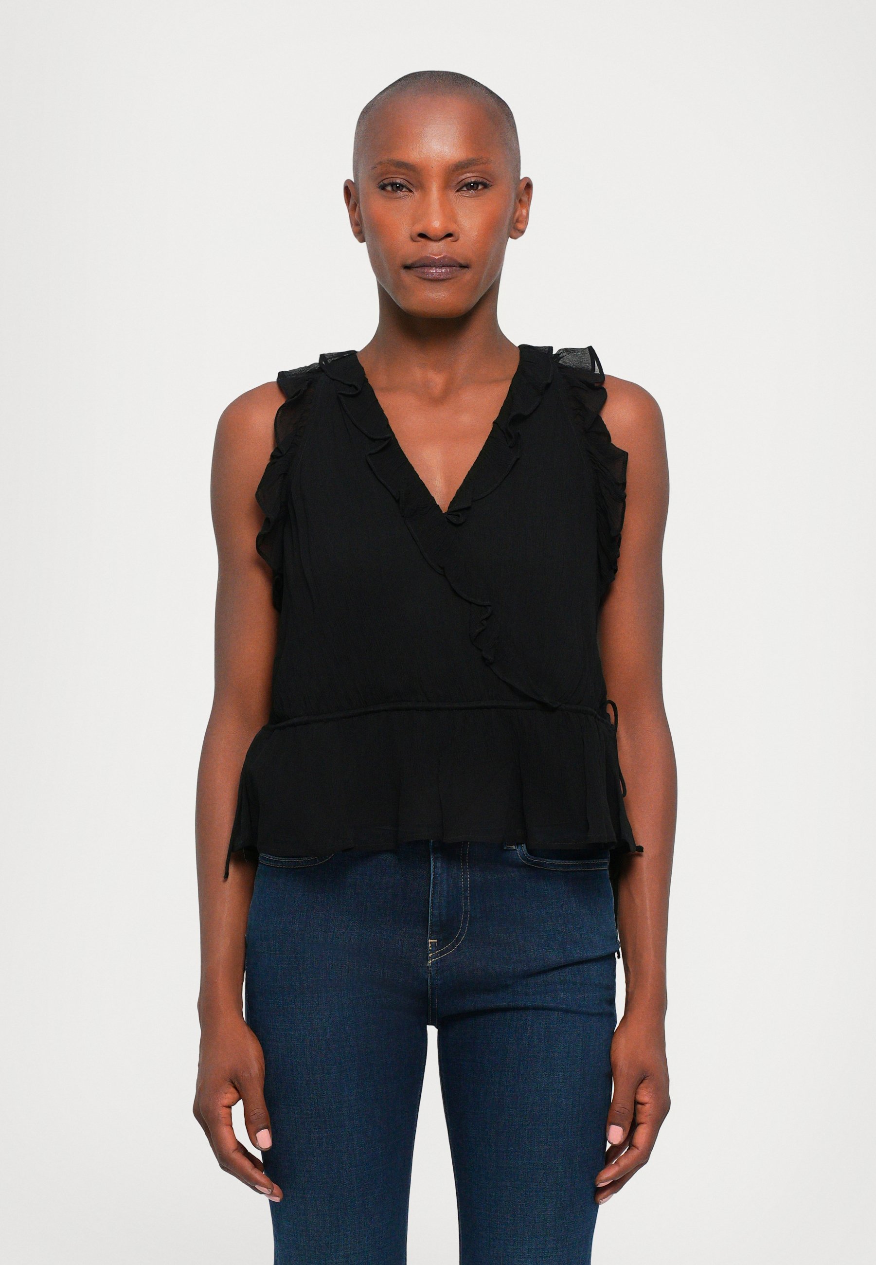 DESIGNERS REMIX IOLA - Top - nero