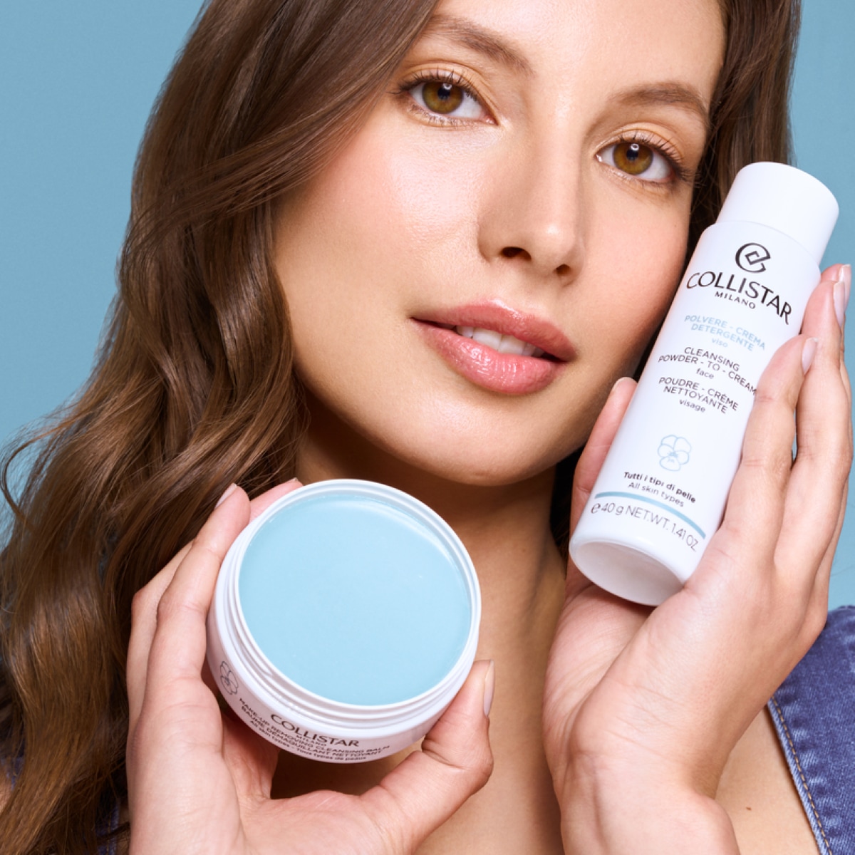 Polvo limpiador Collistar, limpiador en polvo que se transforma en crema - 40 g