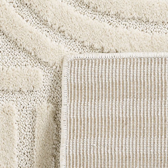Teppium Tapis de Salon et Chambre à Poils Bouclés Crème 60 x 110 cm style bohème scandinave tapis décoratif