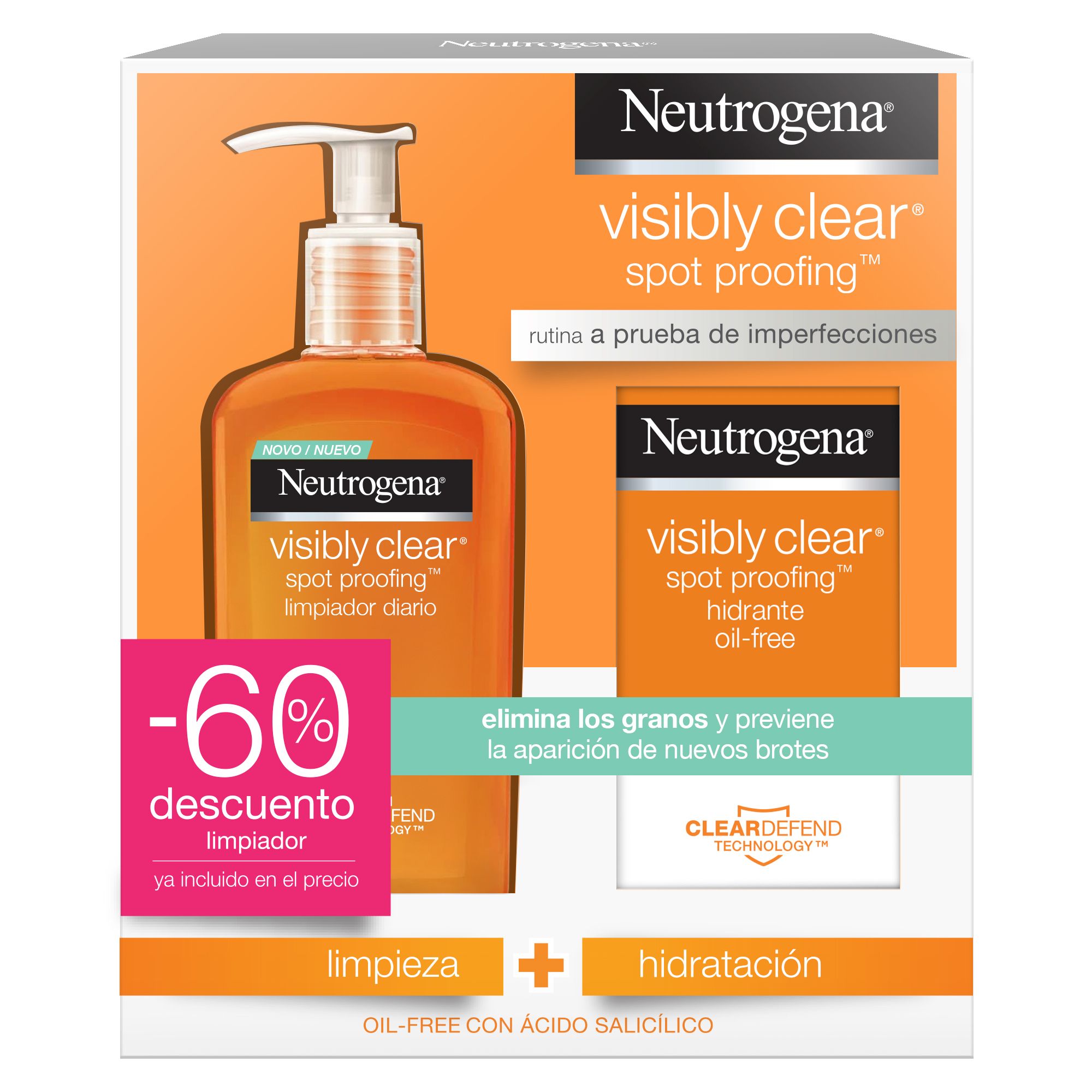 Visibily Clear Facial Routine hidratantni čistač Setovi i pakovanja iz ljekarne
