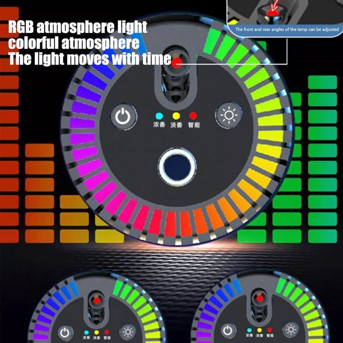 ®RisingFF Deodorante per auto, spray aromaterapico, design cielo stellato, deodorante per auto