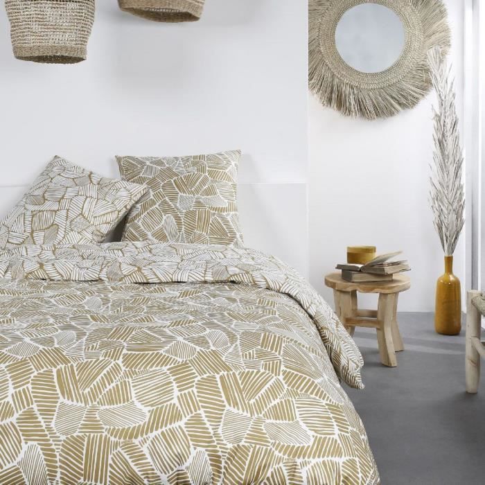 Juego de ropa de cama con cremallera - TODAY - Mawira - 108914 - 2 personas - 260x240cm - Algodón - Estampado 2.16