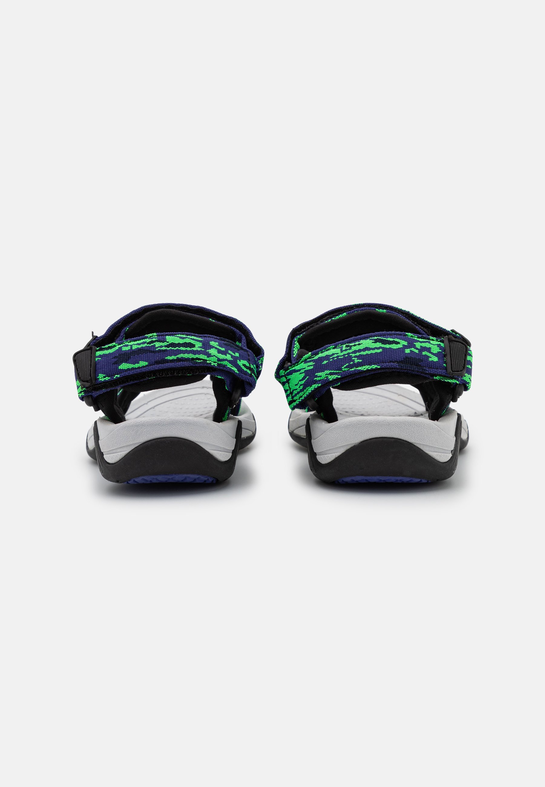 CMP HAMAL - Wandelsandalen - blauw/groen fluo