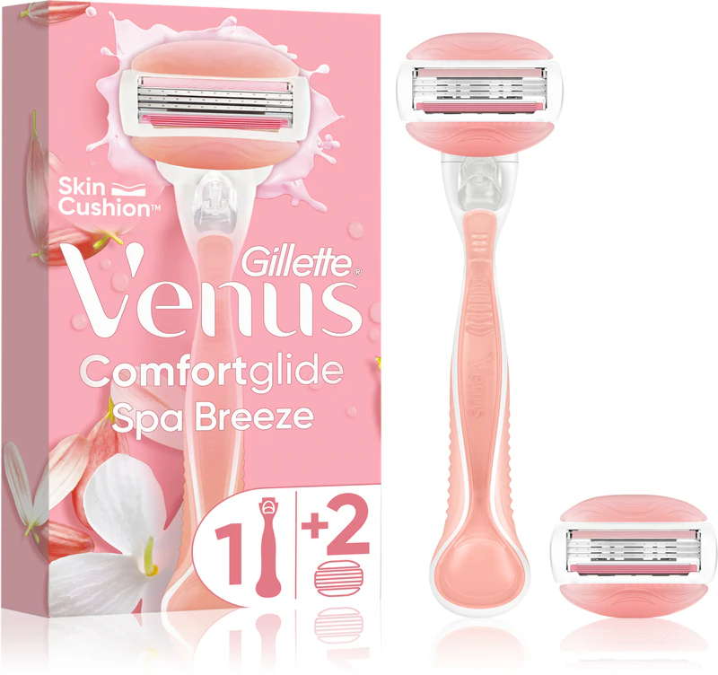 Aparelho de barbear Gillette Venus ComfortGlide Spa Breeze + 2 lâminas sobressalentes