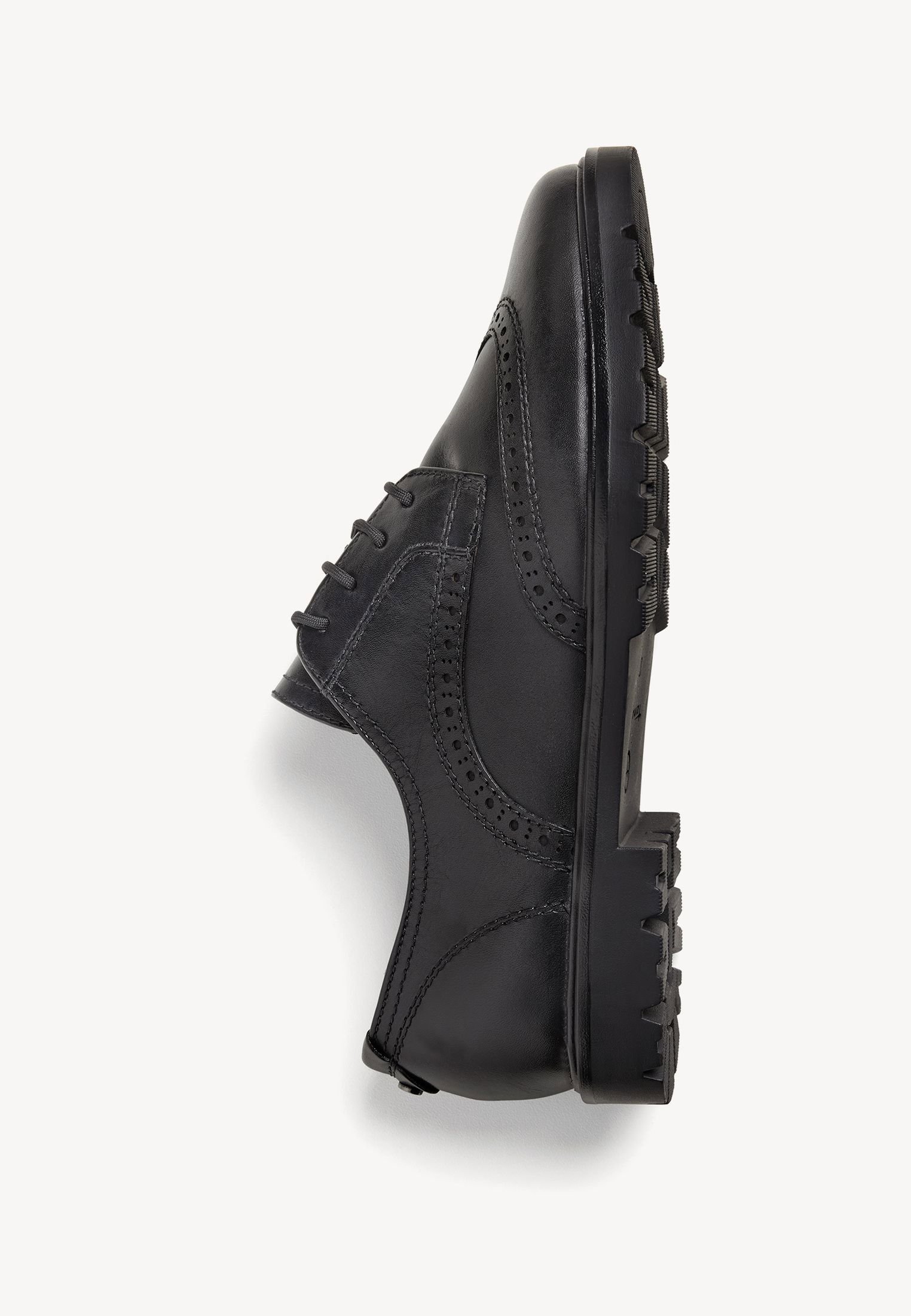 Chaussures à lacets Tamaris - cuir noir