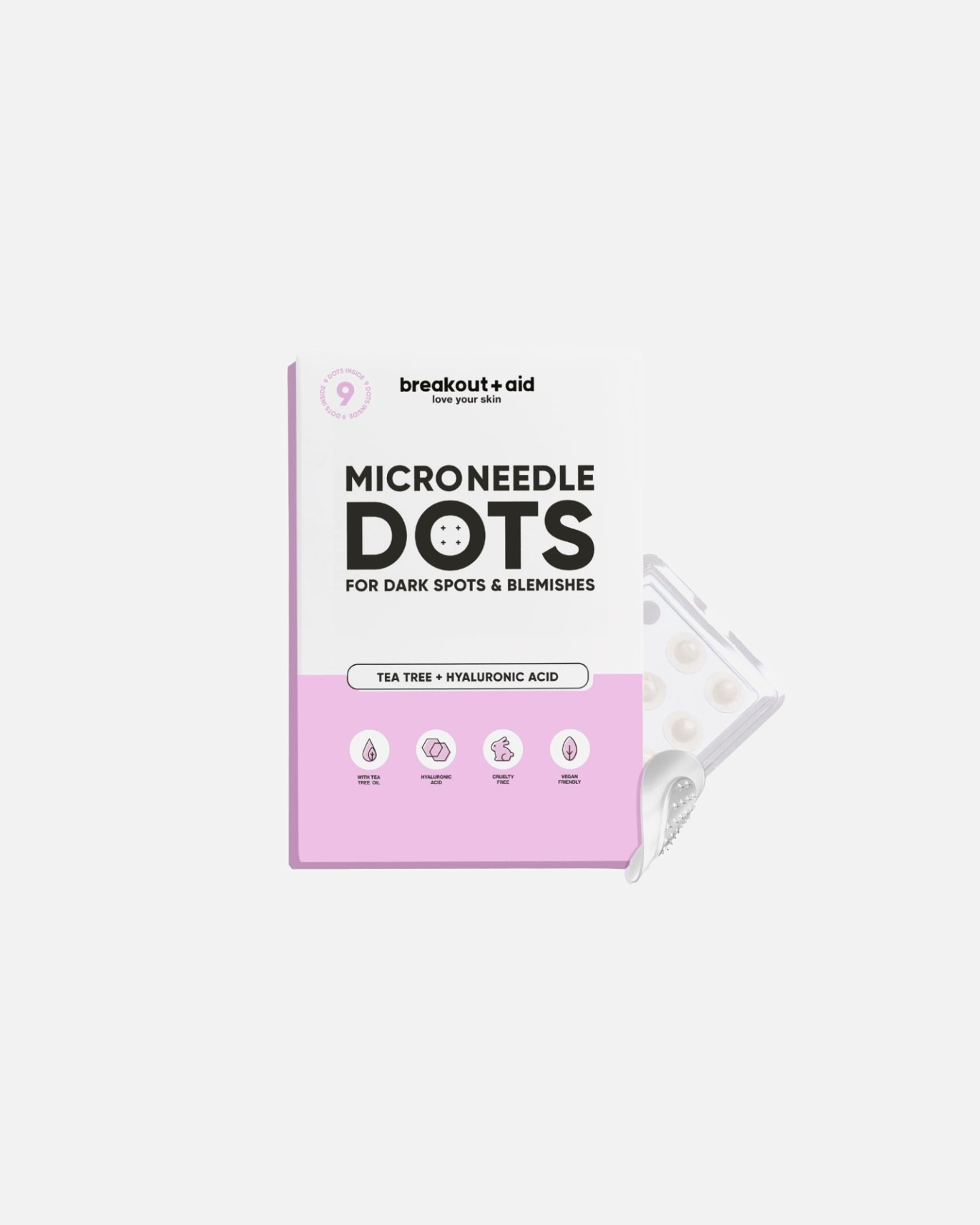 Breakout + Aid Micro needle dots for dark spots