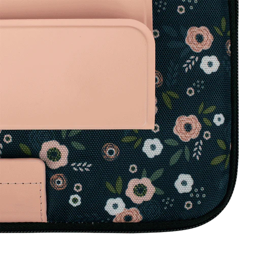 Cabaia Sandton laptophoes voor 13-inch laptops, petrolblauw