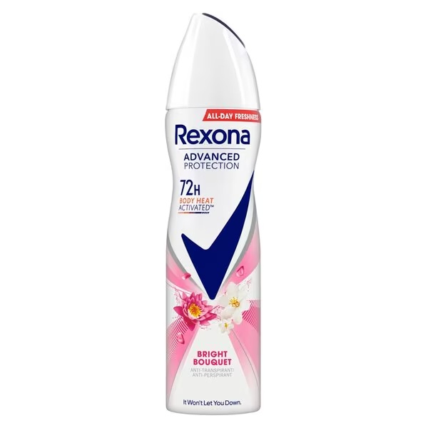 „Rexona Advanced Protection Bright Bouquet“ 72 valandų antiperspirantas, 150 ml
