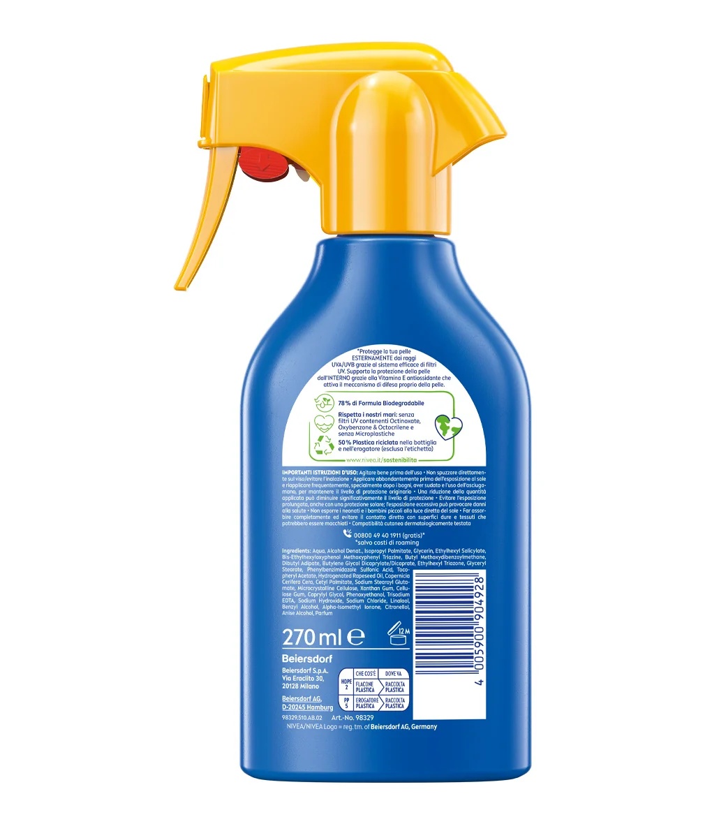 NIVEA Sun Protect & Hydrate LSF 30 270 ml Feuchtigkeitsspendender Sonnenschutz