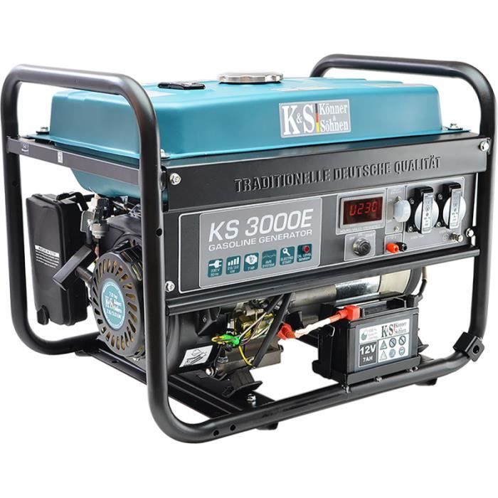 Generator - Konner & Sohnen - KS 3000E - 3000W - Petrol - Manual