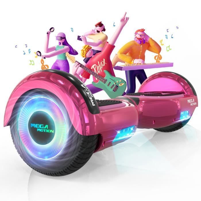 Hoverboard rosa MEGA MOTION de 6,5