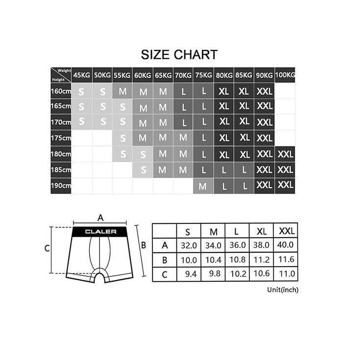 Calzoncillos bóxer para hombre - Paquete de 6 - Algodón transpirable - Cintura elástica - Bolsillo ergonómico XXL