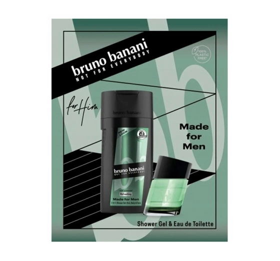 Bruno Banani Made for Men woda toaletowa spray 30 ml   żel pod prysznic 250 ml