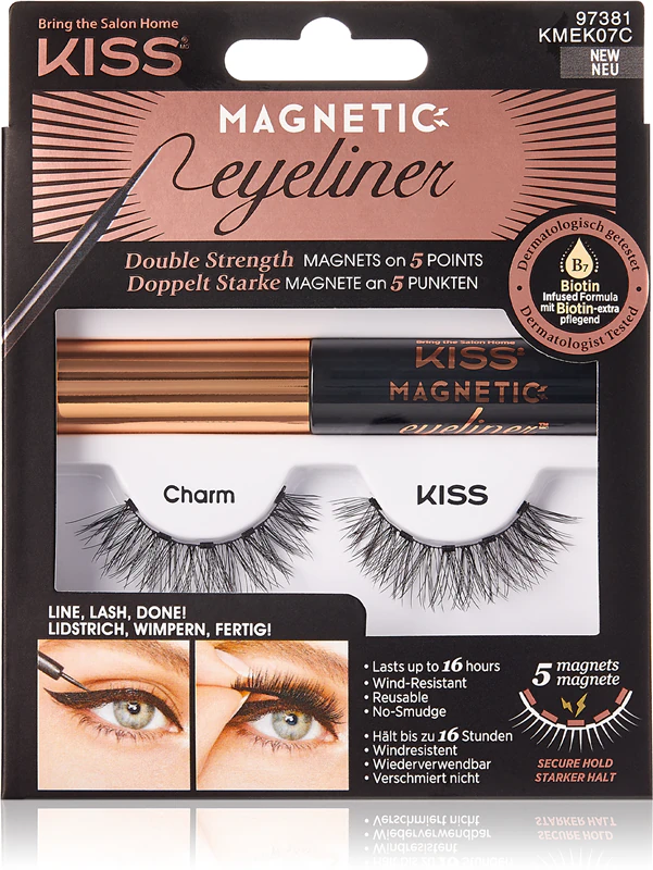 KISS Magnetische Eyeliner & Wimperkit magnetische wimpers