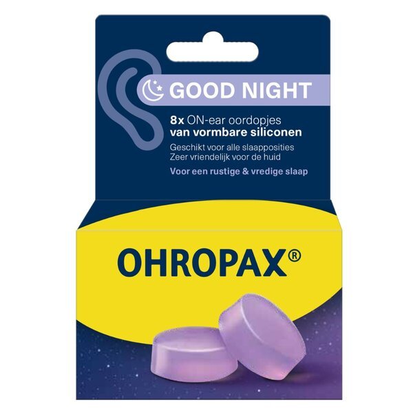 „Ohropath Good Night“ ausų kamštukai, 8 vnt.