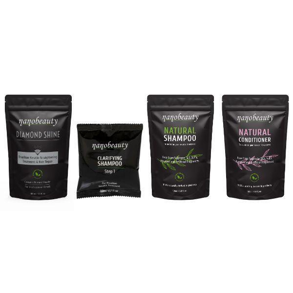 Sada na ošetrenie brazílskym keratínom Nanobeauty Diamond Shine