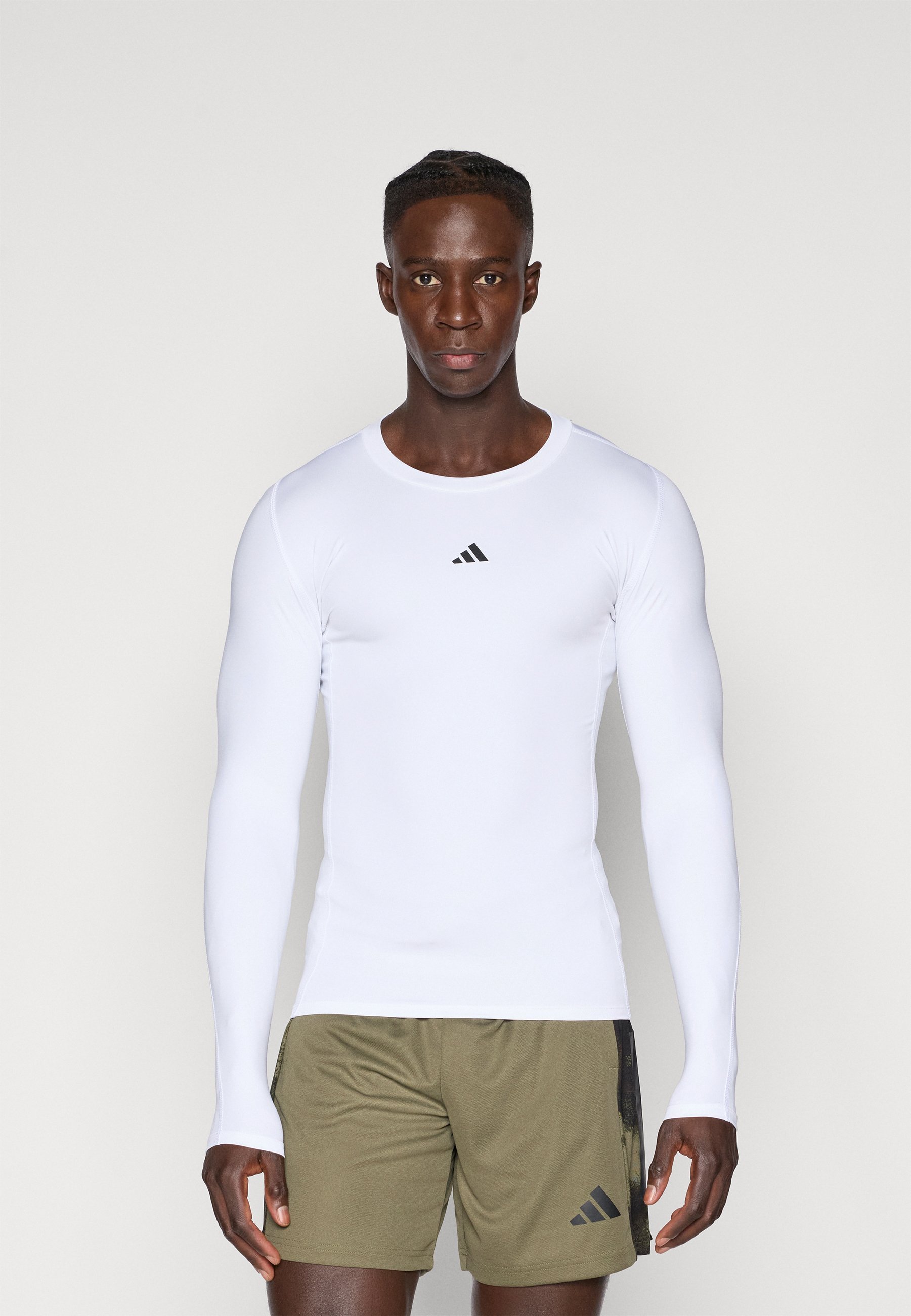 T-shirt adidas Performance - Maglia a maniche lunghe - bianca