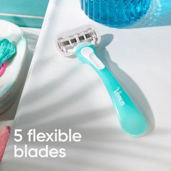 Aparelhos de barbear descartáveis Venus Extra Smooth Sensitive - Pacote com 3 unidades