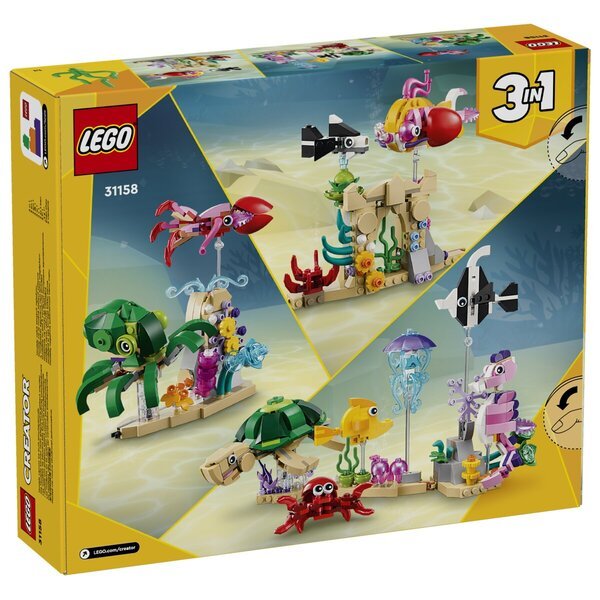 LEGO Creator 31158 Морске животиње 3 у 1