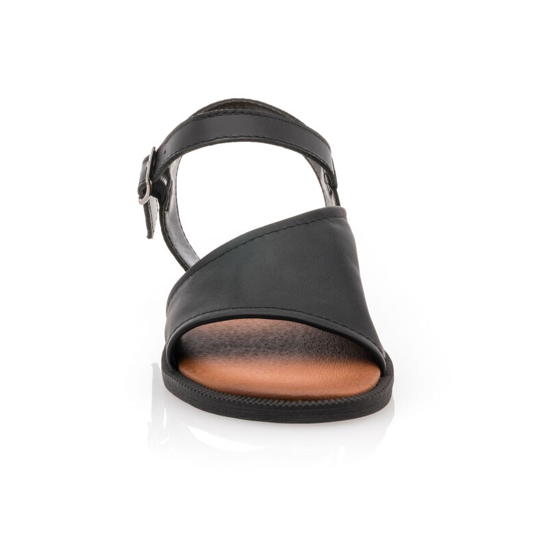 Sorte sandaler / sko med åben tå til kvinder